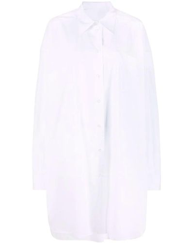 Maison Margiela Camisa oversized - Blanco