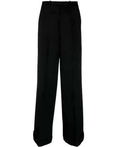 Gucci Pantalones de vestir anchos - Negro