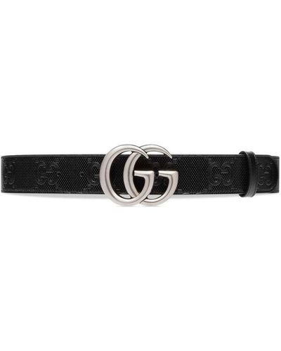 Gucci Cinturón Marmont - Negro
