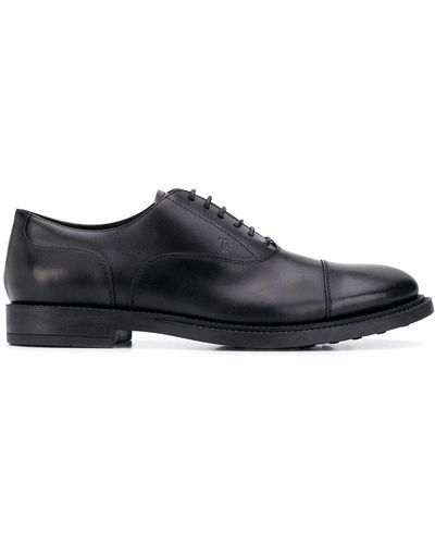 Tod's Zapatos oxford de piel - Negro