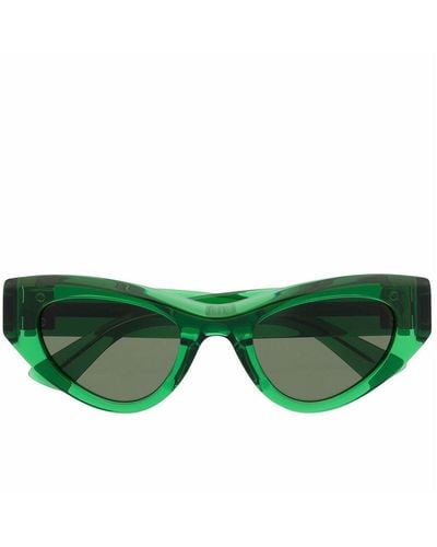 Bottega Veneta Gafas de sol Angle con montura cat eye - Verde