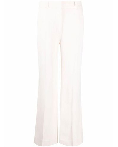 Victoria Beckham Pantalones de vestir rectos - Blanco