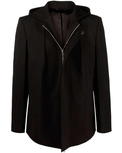 Givenchy Chaqueta de lana con cremallera completa - Negro