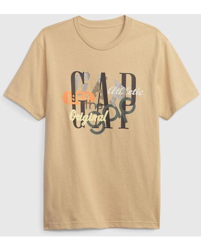 Gap T-shirt Con Stampa Logo Athletics Graffiti - Neutro