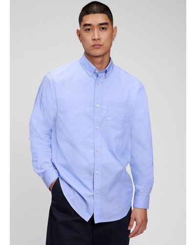 Gap Camicia regular fit in tessuto Coolmax® - Blu
