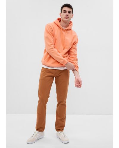 Gap , Pantaloni Slim Fit Stretch, , Arancione, Taglia: 30X30
