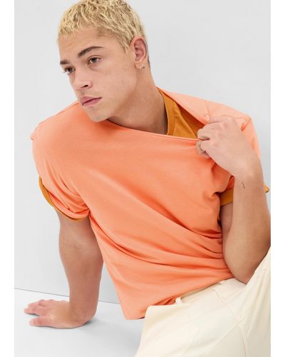 Gap T-shirt girocollo in cotone bio - Arancione