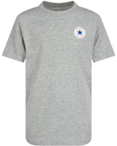 Converse T-Shirt Con Stampa Logo Mini, , , Taglia - Grigio