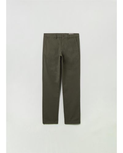 Gap Pantaloni Chino Straight Fit, Uomo, , Taglia - Verde