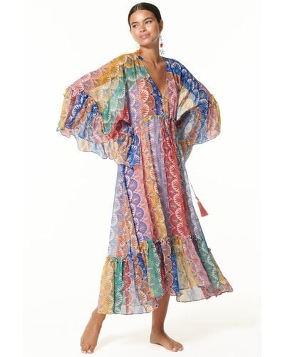 Never Fully Dressed Scallop Sloane Dress - Multicolour