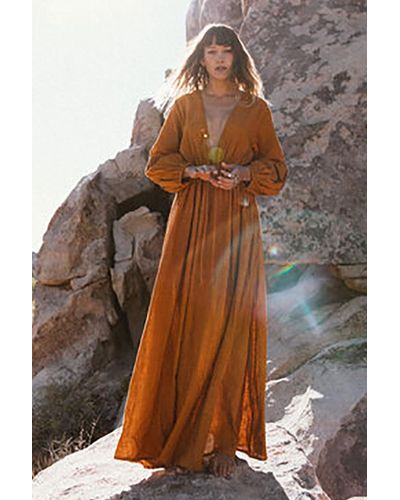 A Perfect Nomad Wild Heart Dress - Brown