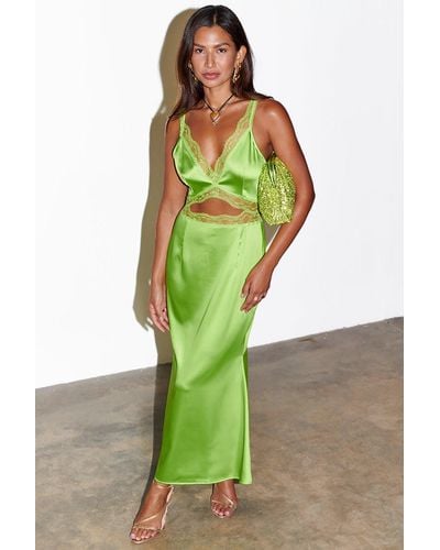 Never Fully Dressed Lime Mimi Dress - Green