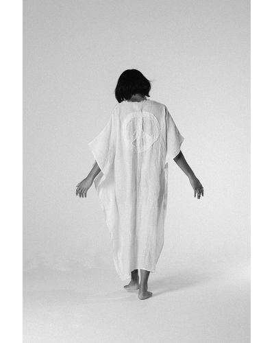 A Perfect Nomad Let There Be Peace Kaftan - Multicolour