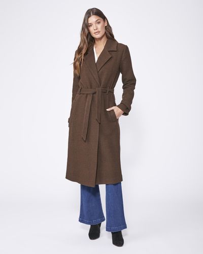 PAIGE Jona Coat- Brown/black | Size Large | Long Sleeves