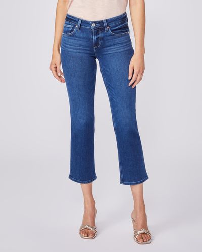 PAIGE Sloane Crop Jeans - Blue