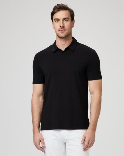 PAIGE Burke Polo Shirt - Black