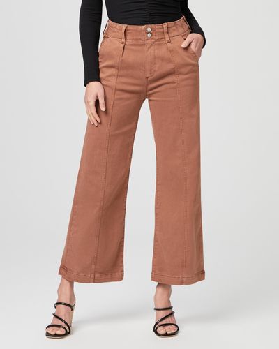 PAIGE Brooklyn Crop Jeans - Orange