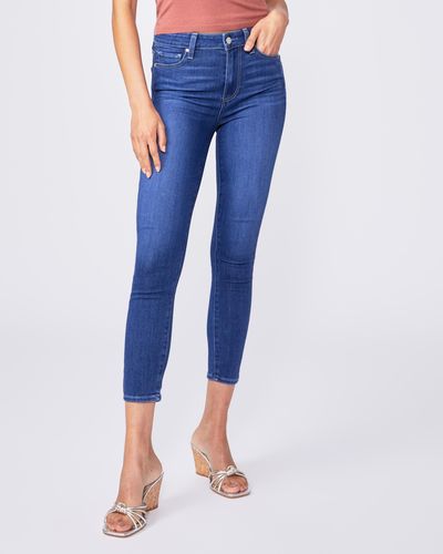 PAIGE Hoxton Crop Jeans - Blue