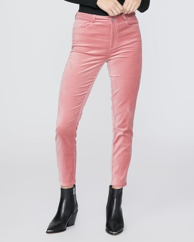 PAIGE Hoxton Ankle Jeans - Pink