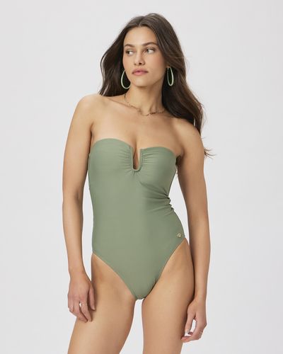 PAIGE Exclusive* Gianna U-ring One Piece - Green
