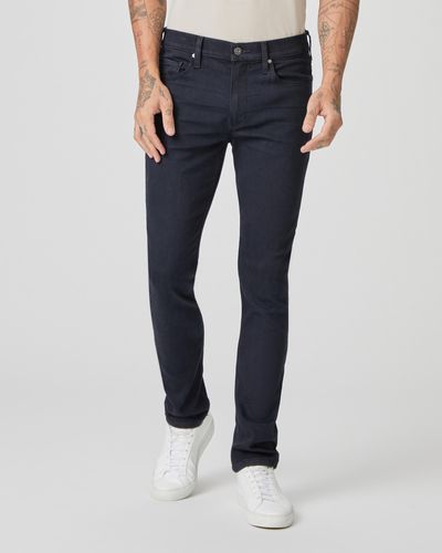 PAIGE Dark And Gray Overton Denim Jeans - Blue