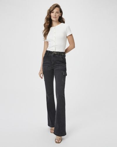 PAIGE Dion Cargo Jeans - White
