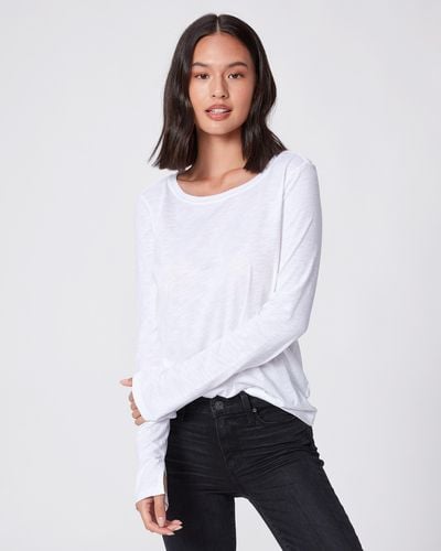 PAIGE Audra Top - White