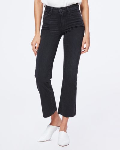 PAIGE Atley Ankle Flare Jeans - Black