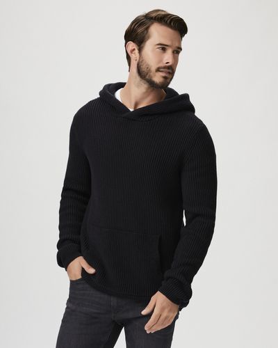 PAIGE Bowery Pullover Sweater - Black