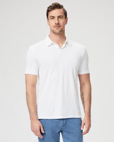 PAIGE Burke Polo Shirt - White