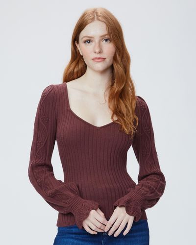 PAIGE Europa Sweater - Red