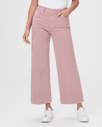 PAIGE Anessa Wide Leg Vintage Muted Blush 26 - Pink