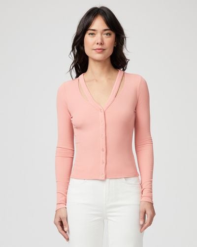 PAIGE Sycamore Cardigan - Pink