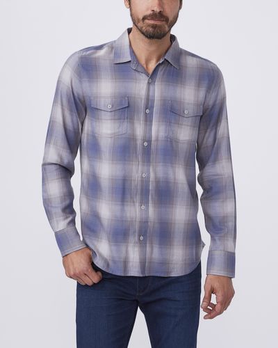 PAIGE Everett Shirt - Blue