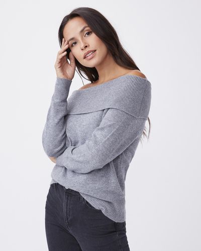 PAIGE Izabella Sweater Jeans - Gray