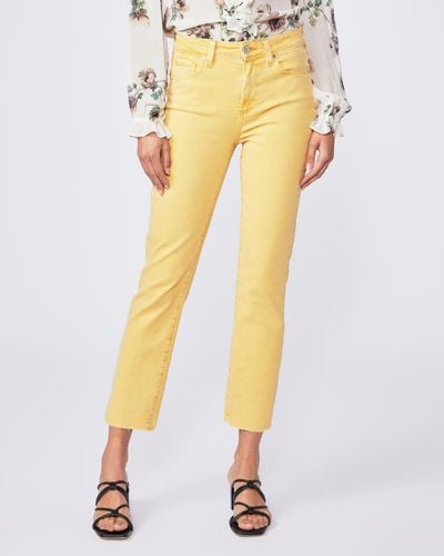 PAIGE Cindy Crop Jeans - Yellow