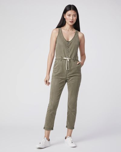 PAIGE Christy Utility Jumpsuit - Green