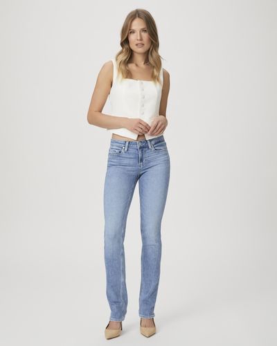 PAIGE Exclusive* Skyline Straight Jeans 34" - Blue