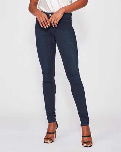 PAIGE Leggy Extra Long Ultra Skinny Jeans - Blue