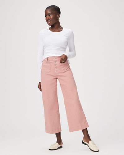 PAIGE Anessa Petite Jeans - Pink