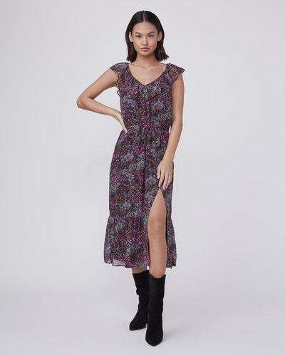 PAIGE Exclusive Beverly Dress - Purple