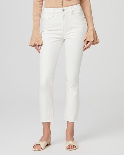 PAIGE Colette Crop Jeans - White