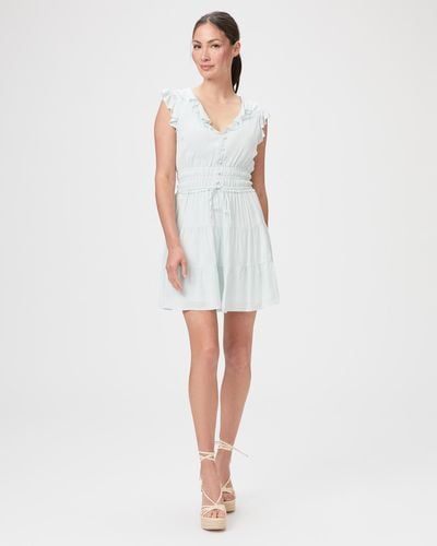 PAIGE Paradis Mini Dress - White