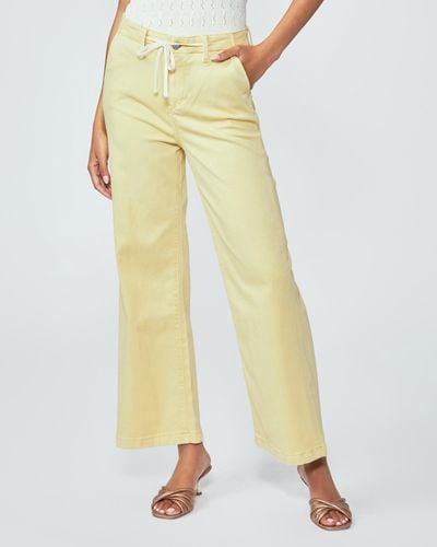 PAIGE Carly Flare Pant - Yellow