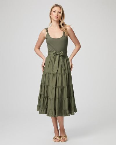 PAIGE Samosa Dress - Green