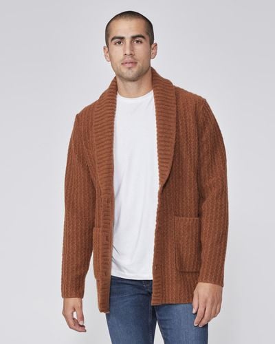 PAIGE Stokely Cardigan Sweater - Brown