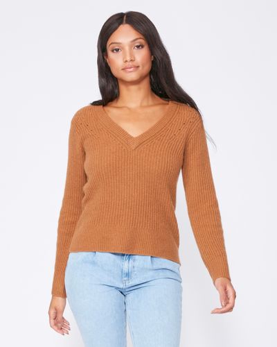 PAIGE Kamila Sweater Jeans - Brown