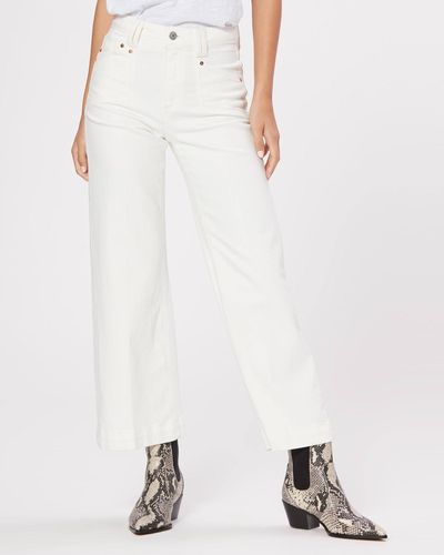 PAIGE Anessa Petite Jeans - White