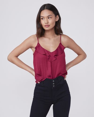 PAIGE Trixie Cami Top - Red