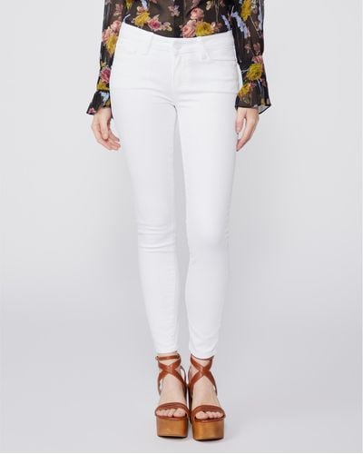 PAIGE Verdugo Ankle Jeans - White